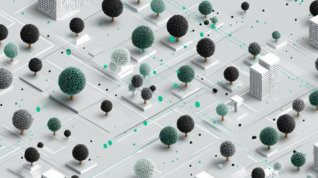 An educational visualization showing KNN algorithms used for classification and regression.