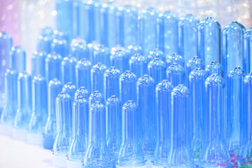Blue Plastic Preform for Drinking Water Bottle Manufacturing