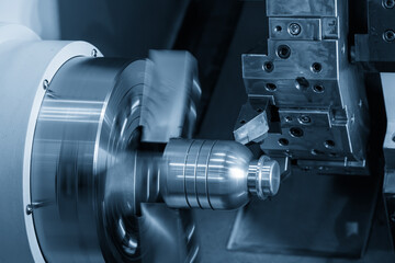 CNC Lathe Machine Forming Cutting Plastic Bottle Core Mold Part