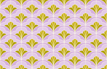 Classic Art Deco Seamless Pattern. Geometric Stylish Texture. Abstract Retro Vector Texture.