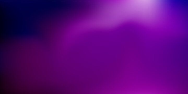 Purple light leak effect. Vector film flair filter overlay. Retro camera bokeh background. Abstract dark space with bright lighting bg. Blurry night party poster backdrop. Cinema wallpaper template