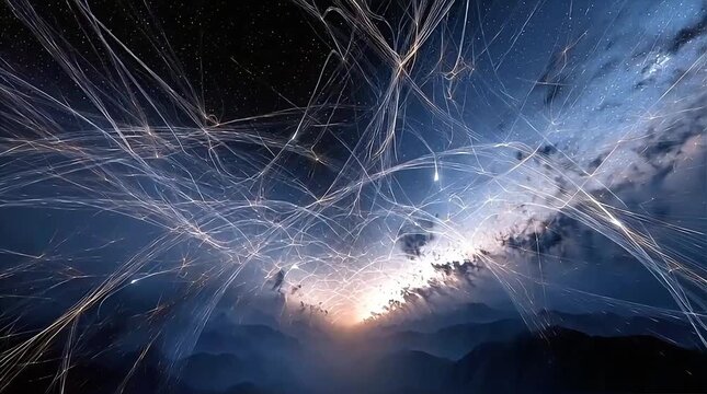 Stars Connecting in Night Sky for Global Connectivity and Big Picture Thinking