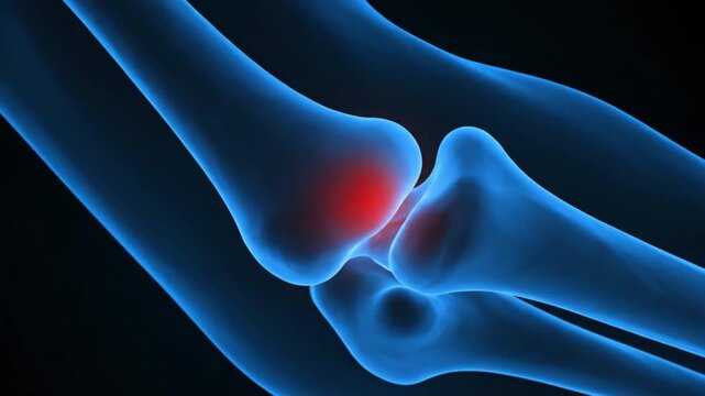 Elbow Joint Pain Xray Animation.
