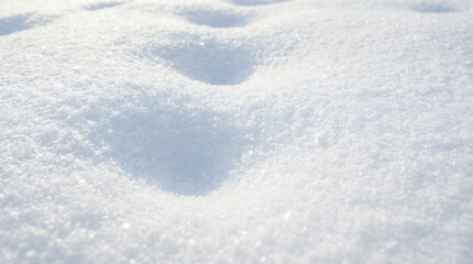 雪のハート跡（雪面テクスチャ）