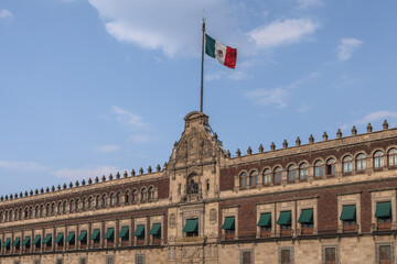 National Palace at Zocalo square - Mexico City, Mexico