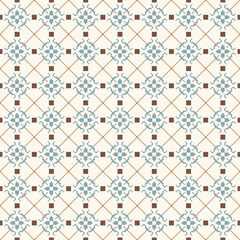 Geometric Monogram Color Pattern Background