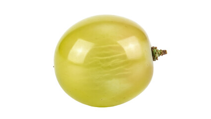 Isolated green grape fruit food item, close-up against clean backdrop, healthy and fresh