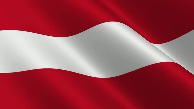 Waving Flag of Austria, Elegant Background
