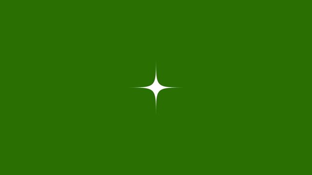 Twinkle star glitter sparkle, sparkling stars Shine animation, blinking cartoon stars, 4k star sparkle vector doodles, glowing light effect, retro shine movement, flat green screen twinkle. 4k