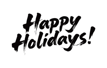 Happy Holidays! Handwriting  © 炳伟 梁