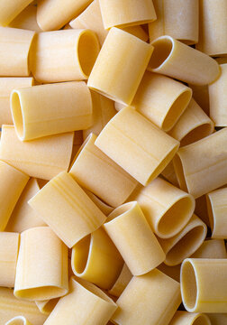Paccheri is a type of pasta in the shape of a very large tube, originating from Campania