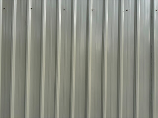 Obraz premium White Corrugated Metal Wall Texture Background