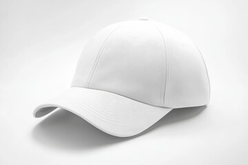Fototapeta premium Customizable blank baseball cap mock up for design projects and creative ideas