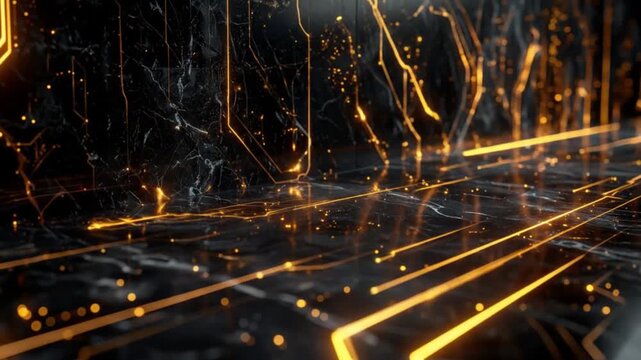 Abstract futuristic marble technology