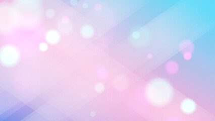 Soft spring bokeh background with abstract diagonal light and circles.  © Pens'K