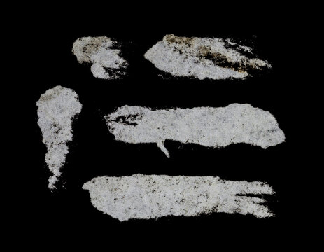 Set of ripped black paper and Realistic black torn paper edges and old torn paper background