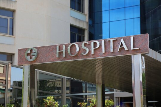 BENIDORM, SPAIN - APRIL 10, 2025: Hospital Clinica Benidorm HCB, a hospital in Benidorm, Spain.