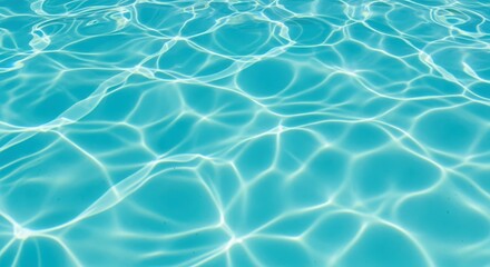 Obraz premium Abstract turquoise water waves texture background seamless pattern for design and fashion