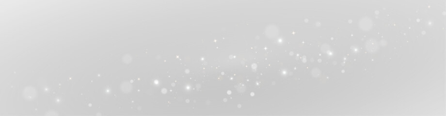 Bright festive stardust particle effect © ALLA_stock