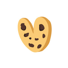 Heart shaped cookie Illustration 
