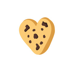 Heart shaped cookie Illustration 
