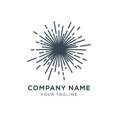 Obraz premium Modern company logo design template.