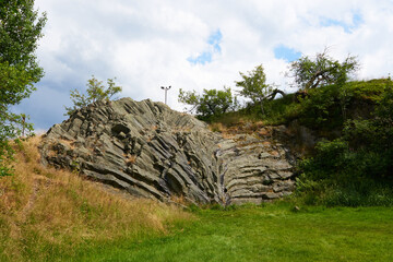 Auf dem Hirtstein (Erzgebirge) in Sachsen im Sommer	