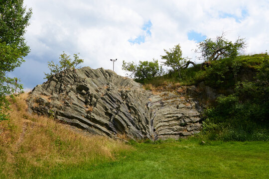 Auf dem Hirtstein (Erzgebirge) in Sachsen im Sommer	