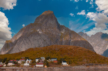 Fishing village Reine. Lofoten, Norway.