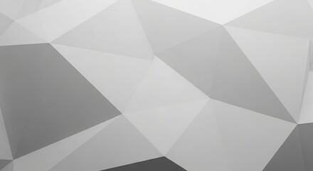Obraz premium Abstract geometric white shapes overlapping minimalist design modern background texture 3d render