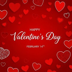 Happy valentine's day february 14th