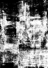 Large vector dry ink texture with a transparent background