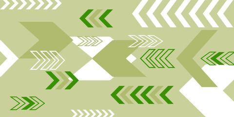 Green geometric arrow abstract background sport theme © ridhoi