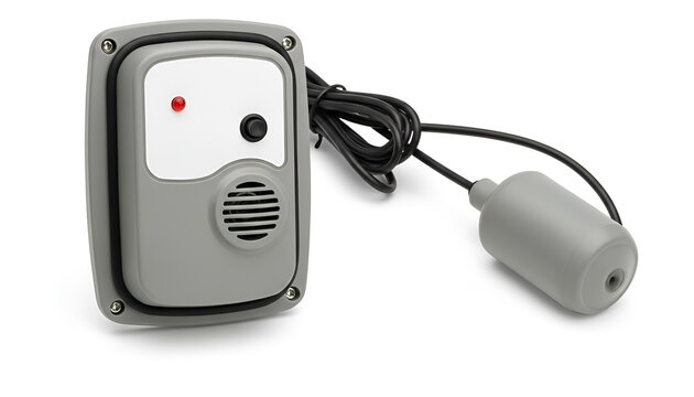 High Water Bilge Alarm &ndash; Marine Safety Equipment, Isolated on White Background