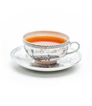 Hei&szlig;getr&auml;nk Schwarztee in einer Teetasse