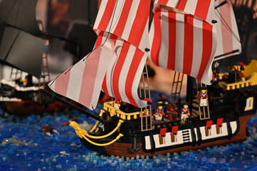 Fototapeta premium LEGO ship