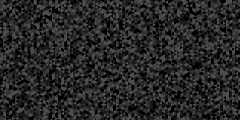 Fototapeta premium Low polygon cubic black paper design. vector poly triangle texture. geometric pattern triangular. wall tile metal cube triangle wallpaper background.