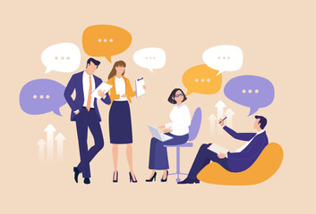 Delegating Responsibilities. A boss assigns tasks and responsibilities to the team, symbolizing leadership, trust, and effective management within a professional workplace.