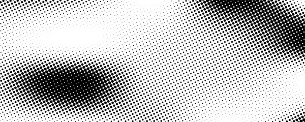 fun beautiful black and white shadow halftones retro pop art funky urban colorful comic book. Dotted halftone gradient texture. Vanishing polka dot background. Repeating dots gradation pattern backgro