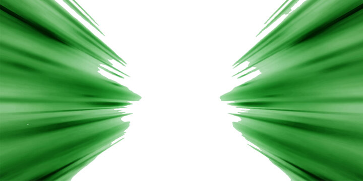 An abstract green background featuring a fresh nature design with soft waves and leaf patterns creates a bright eco backdrop of light and lines for a modern art wallpaper illustration