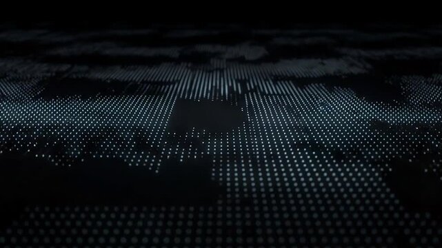 Digital Matrix: A mesmerizing display of interconnected data points, evoking a sense of the digital frontier and the intricate networks that define our modern world.