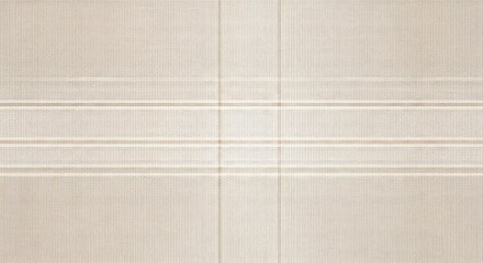 Beige woven fabric texture with horizontal and vertical lines textile