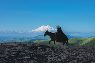  Man Caucasian Clothing Horse