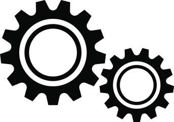 gear icon vector illustration