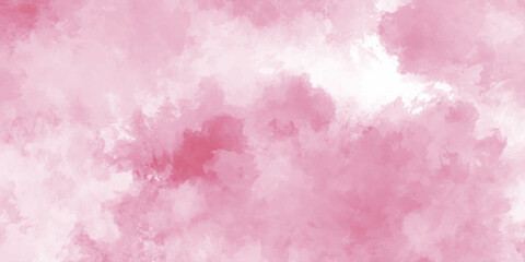 Fototapeta premium Abstract beautiful decorative and lovely soft pink grunge watercolor texture background design. watercolor smoke background texture. fantasy smooth light pink watercolor paper textured background.
