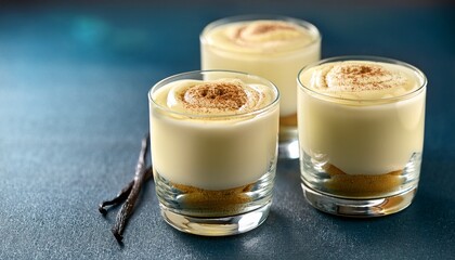Creamy Vanilla Dessert In Glasses 1