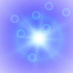 &ldquo;Abstract natural light blue rays background, soft and elegant, with sunlight radiating through bokeh.&rdquo;