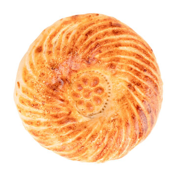 bread tortillas with sesame isolate on white background