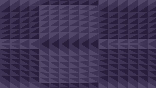 Abstract Violet Geometric Triangle Pattern Background with 3D Embossed Effect
