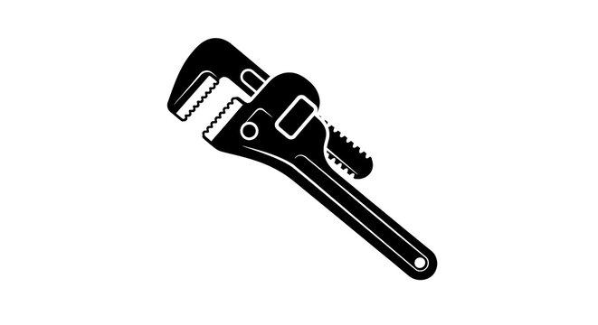 Adjustable wrench tool for gripping bolts.